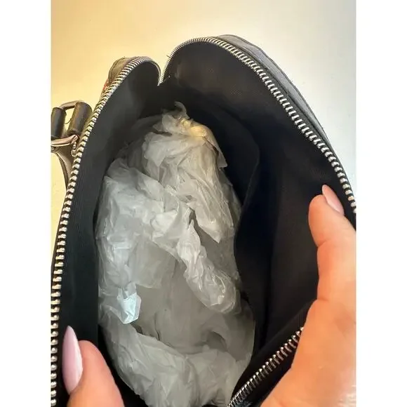 Disney Parks Mickey and Minnie mouse newspaper print purse, Crossbody - Picture 6 of 7